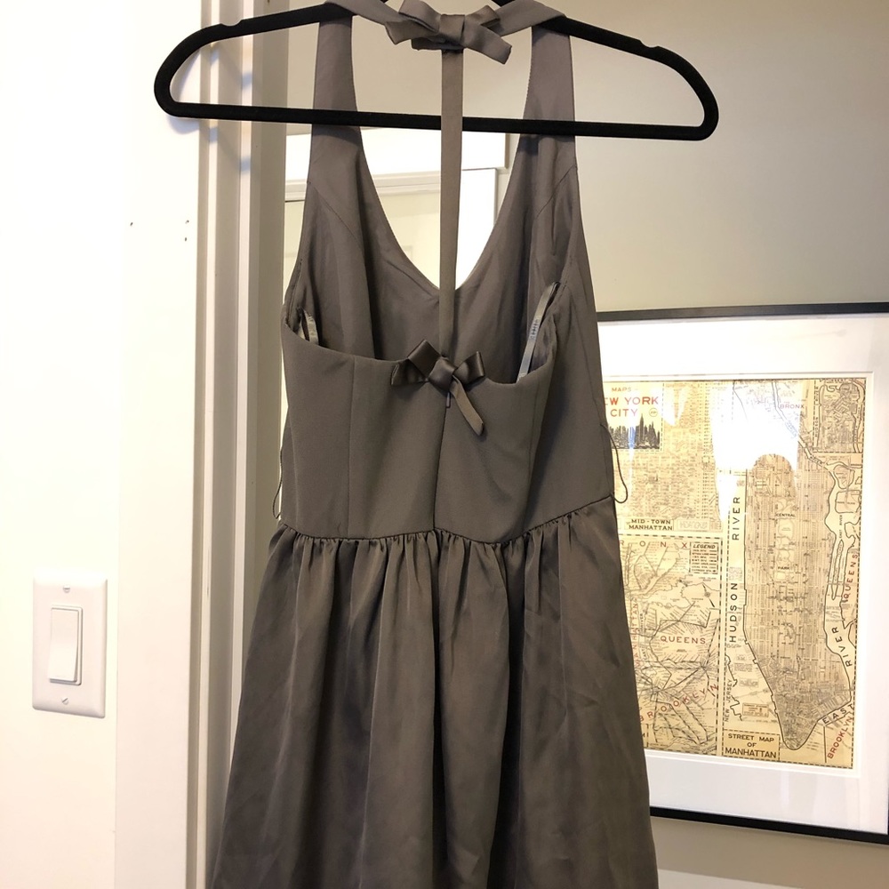 Grey Vera Wang dress
